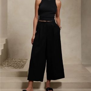 Banana Republic Wide Leg Pants (Petite)